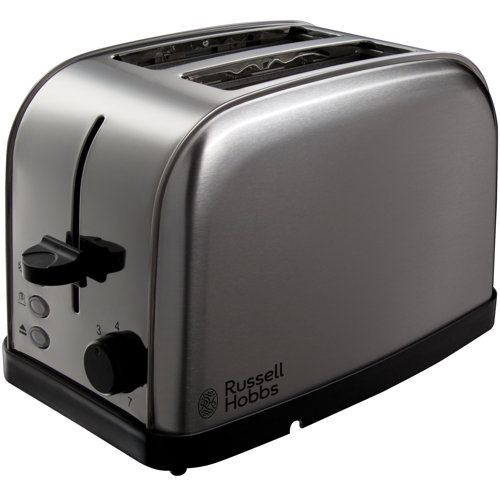 Igenix Brushed Stainless Steel 2 Slice Toaster Wayfair.co.uk